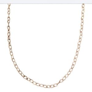 Sterling Silver Open Link Chain Necklace